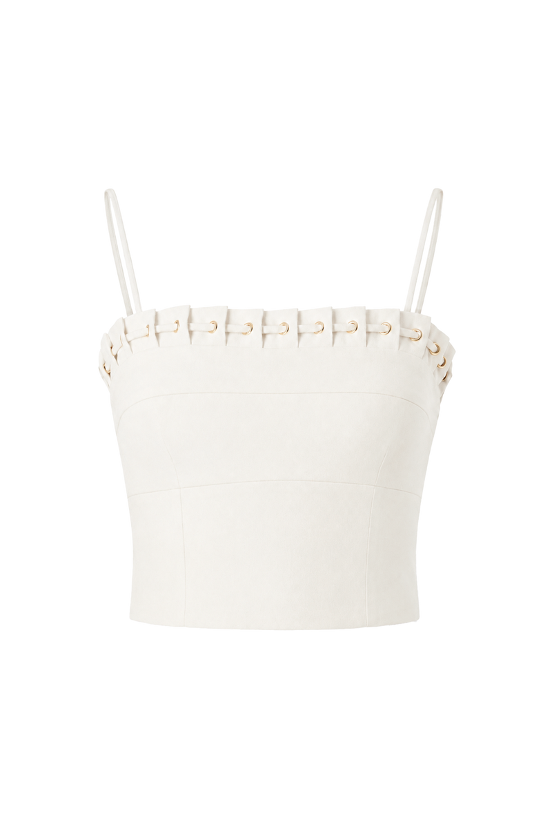 Top Alberta Detalhe Off White