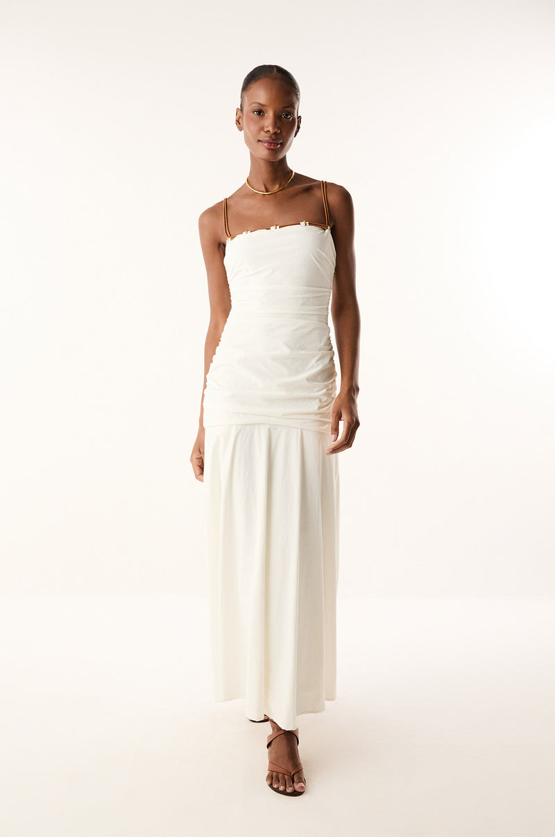 Vestido Midi Clarissa Off White