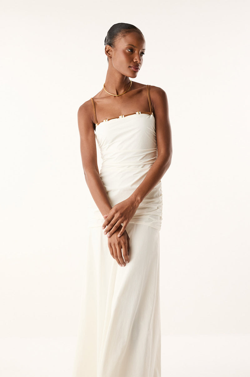 Vestido Midi Clarissa Off White