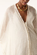 Caftan Longo Laiza Off White