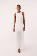 Vestido Longo Amara Tricot Off White