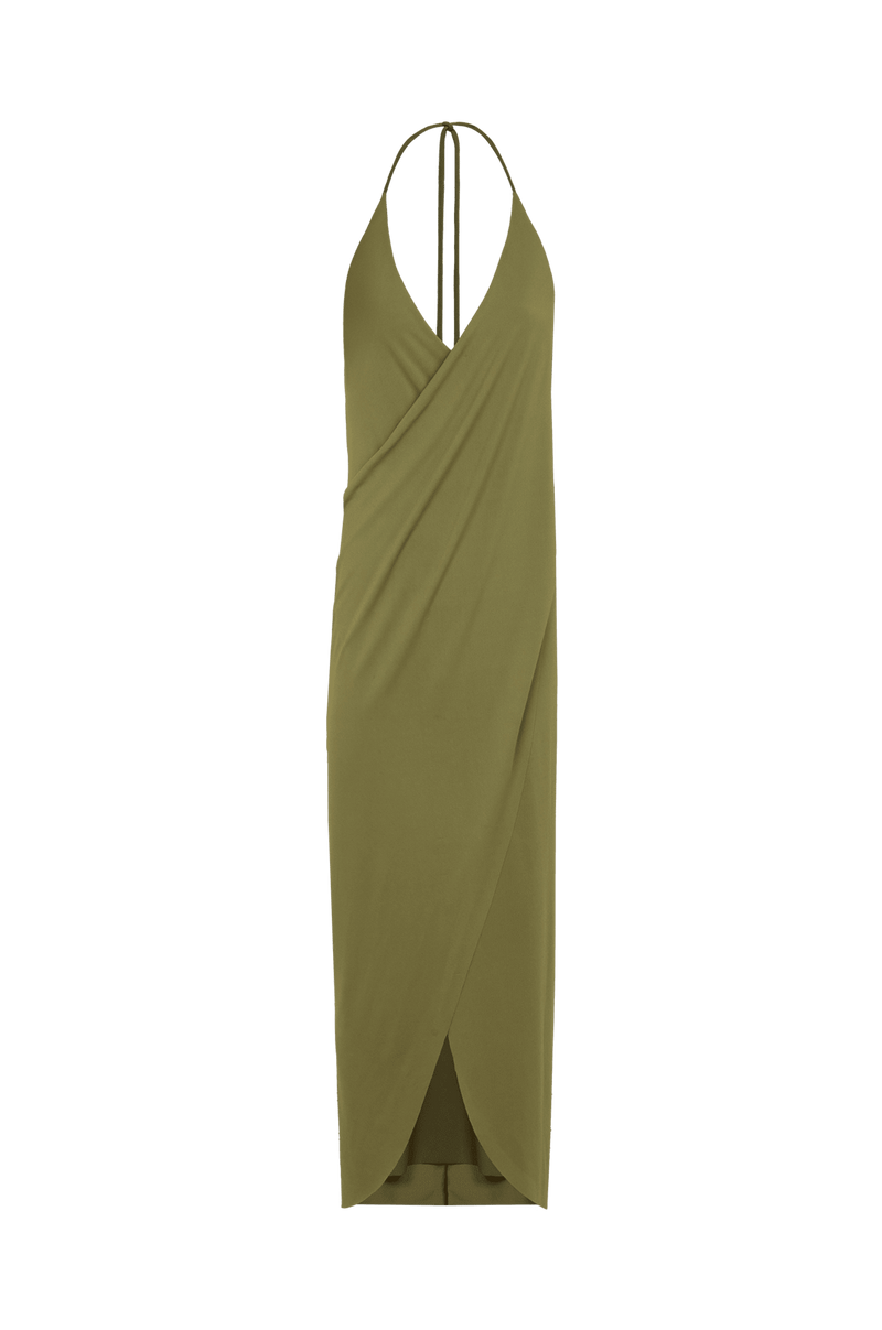 Vestido Midi Miley Soft Olive