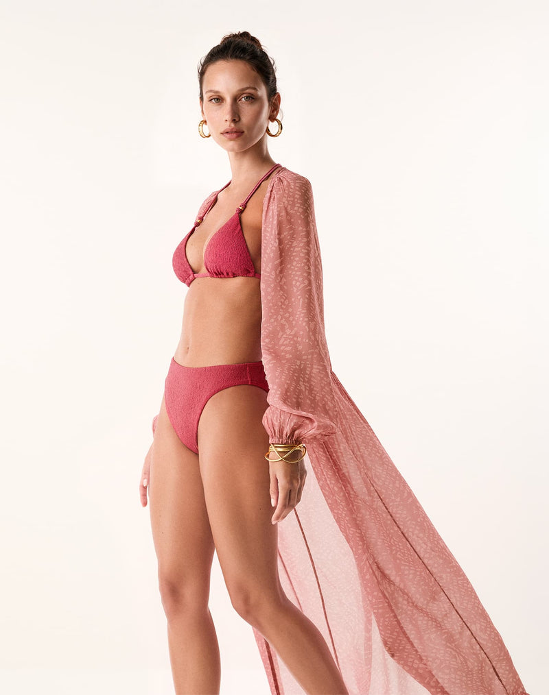 Saída Longa Devon Ocean Mesh Rose