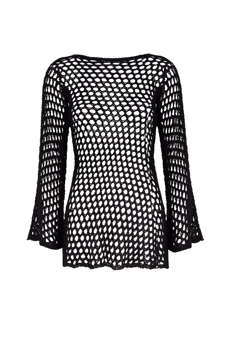 Saída Curta Belle Tricot Black