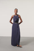 Vestido Longo Caterina Detalhe Abyssal Blue