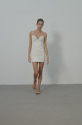 Vestido Curto Nova Detalhe White