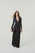 Vestido Manga Longa Etta Detalhe Black