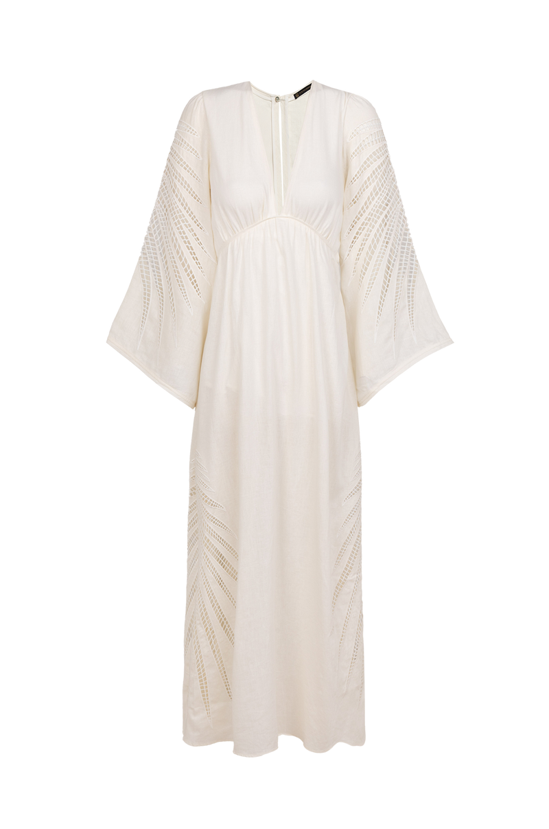 Vestido Longo Dema Off White